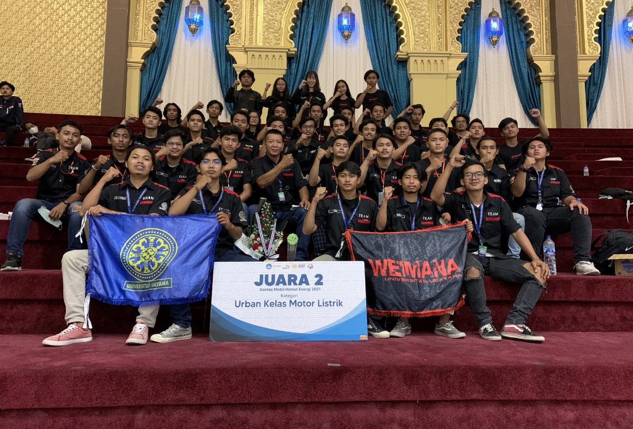 Tim Weimana Udayana Berhasil Memperoleh Juara 2 pada Final Kontes Mobil Hemat Energi 2021 yang Berlokasi Di Sirkuit Gelora Bung Tomo Kota Surabaya, Jawa Timur, Indonesia